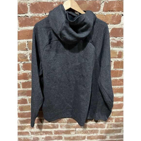 Nike Sportswear Tech Fleece Funnel Neck Hoodie Gray Heather 805214-071 XL NWT - Picture 5 of 5